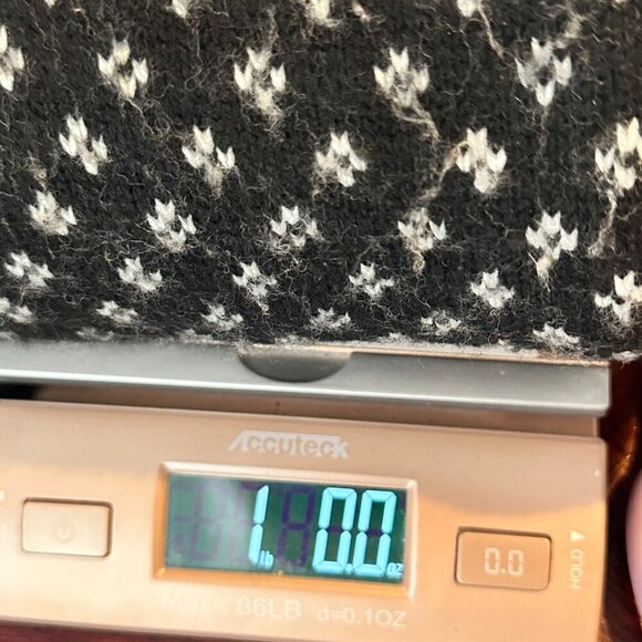 Vintage Amanda Smith Lambswool Blend Sweater Women's M Nordic Quarter Zip - Picture 9 of 9